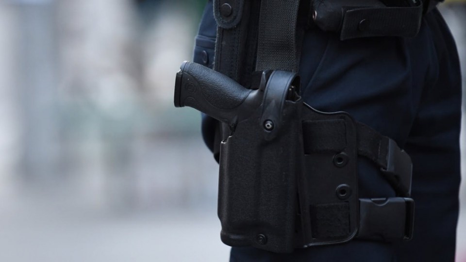 police military weapons