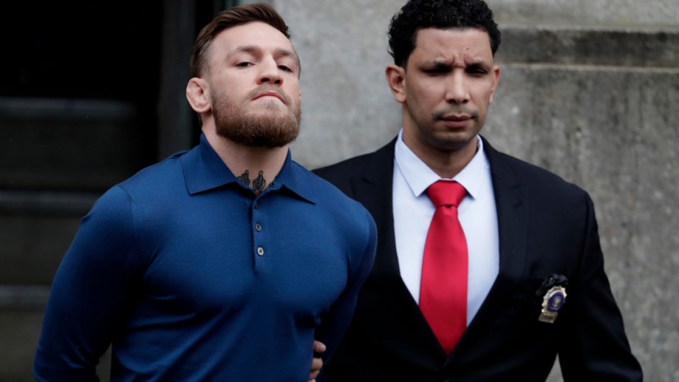 MMA conor mcgregor court attack