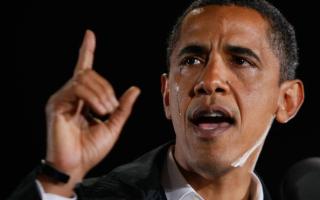 Barack Obama began crying after speaking about his grandmother at a rally in 2008.