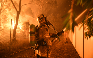 sydney bushfire