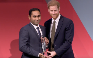 Prince Harry and Usman Iftikhar