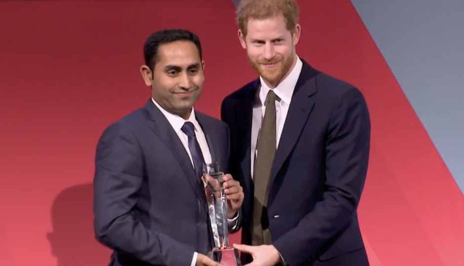 Prince Harry and Usman Iftikhar