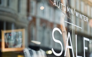 Winter sale sign