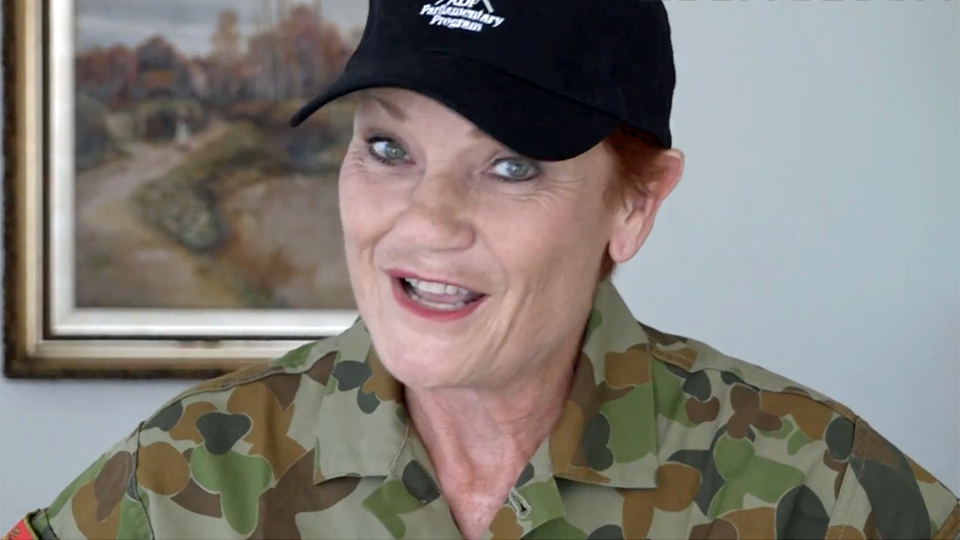 pauline hanson uniform