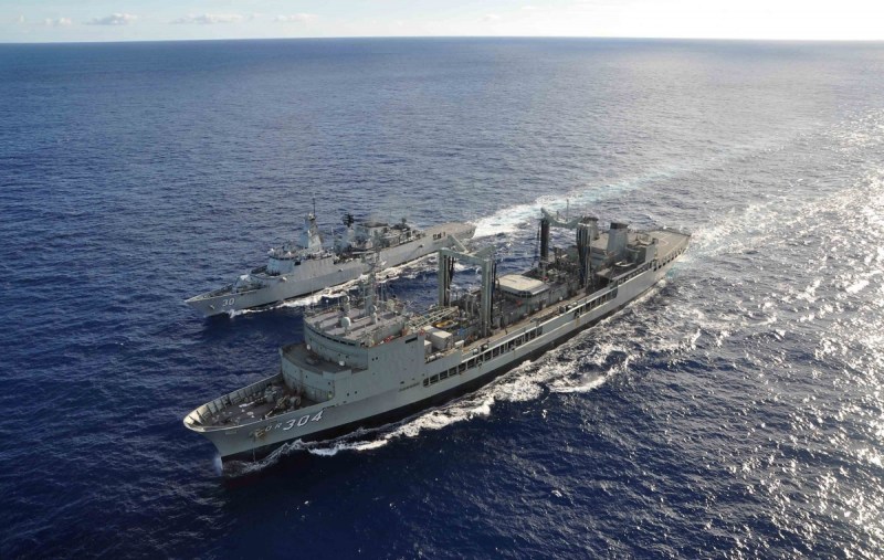 Australian warships South China Sea