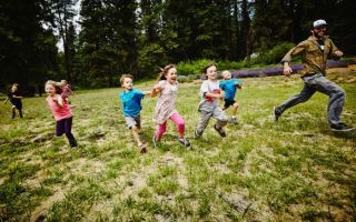 children playing