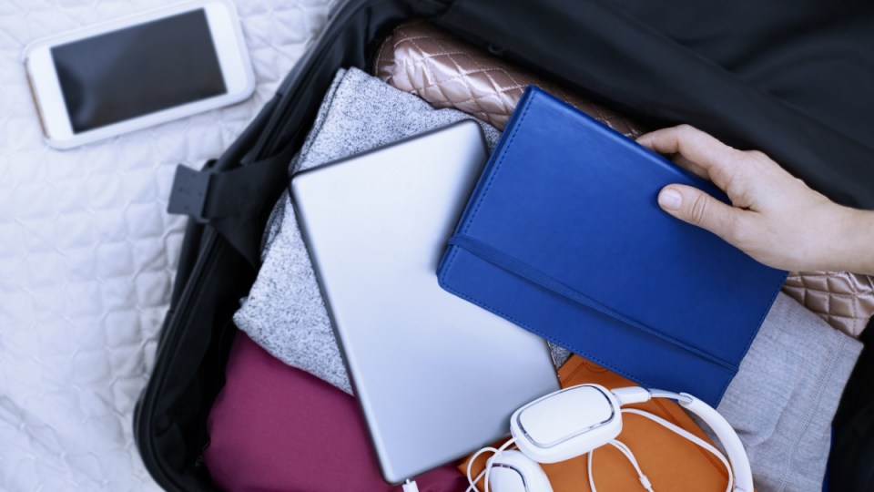 To avoid stress, don't pack your suitcase at the last minute!