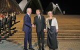 Emmanuel Macron and Malcolm Turnbull in Australika