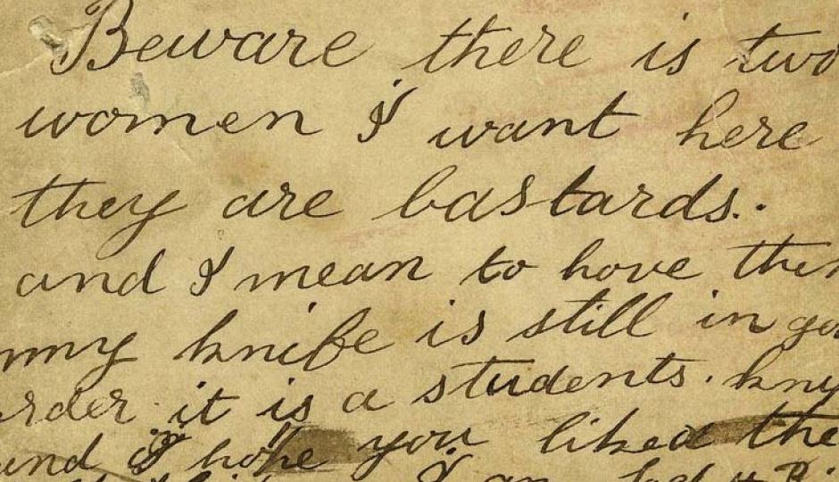 Jack the Ripper postcard