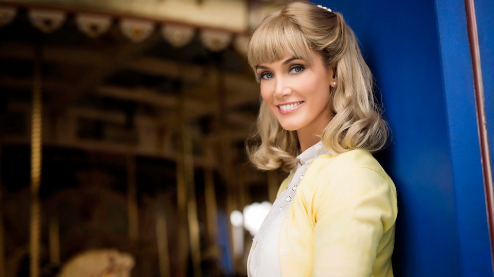 delta goodrem in the Olivia Newton-John biopic