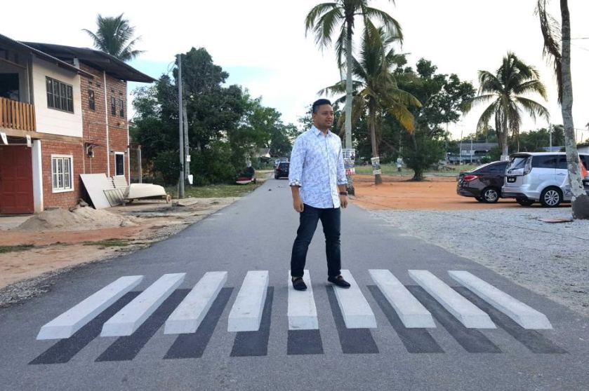 3d zebra crossing