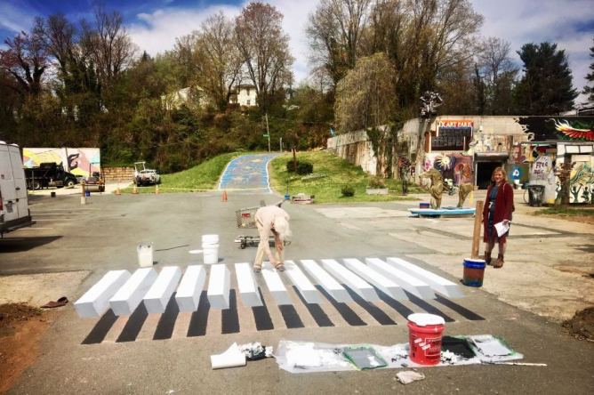 3d zebra crossing