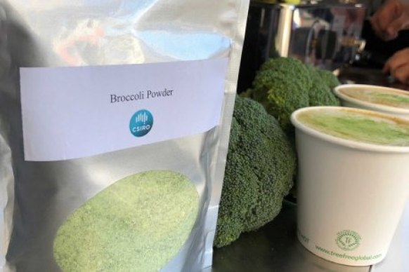 broccoli in coffee