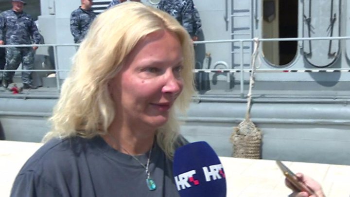 cruise ship woman saved 10 hours