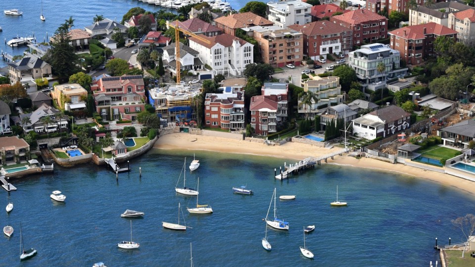 Point Piper waterfront mansions. Photo: AAP