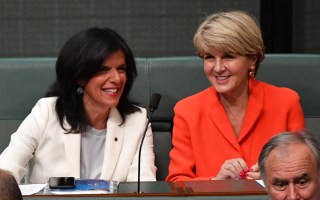 Liberal women MPs Julia Banks and Julie Bishop