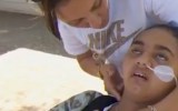 tap electric shock injured girl