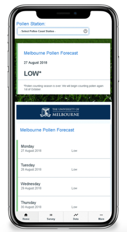 pollen count app