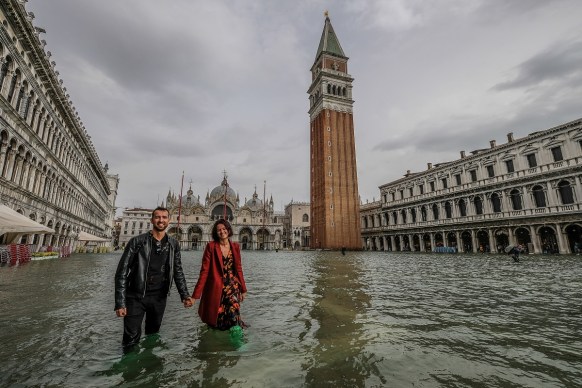 venice flood storm