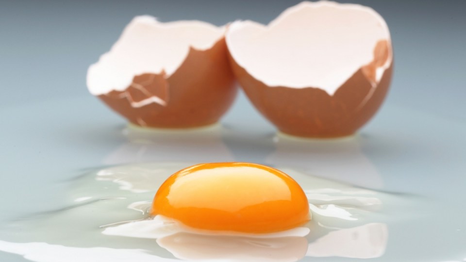 cracked eggs