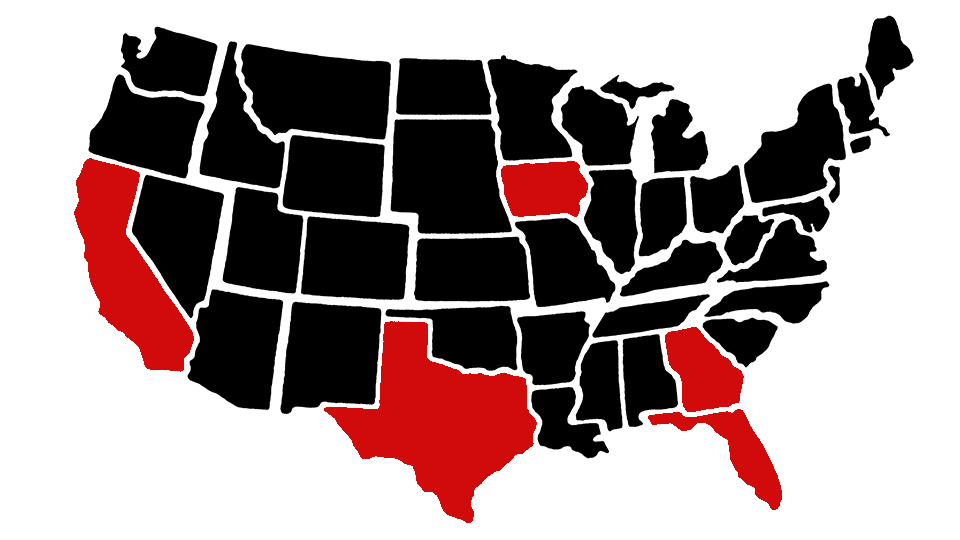 There are five key US states to watch for November 6's midterm election.