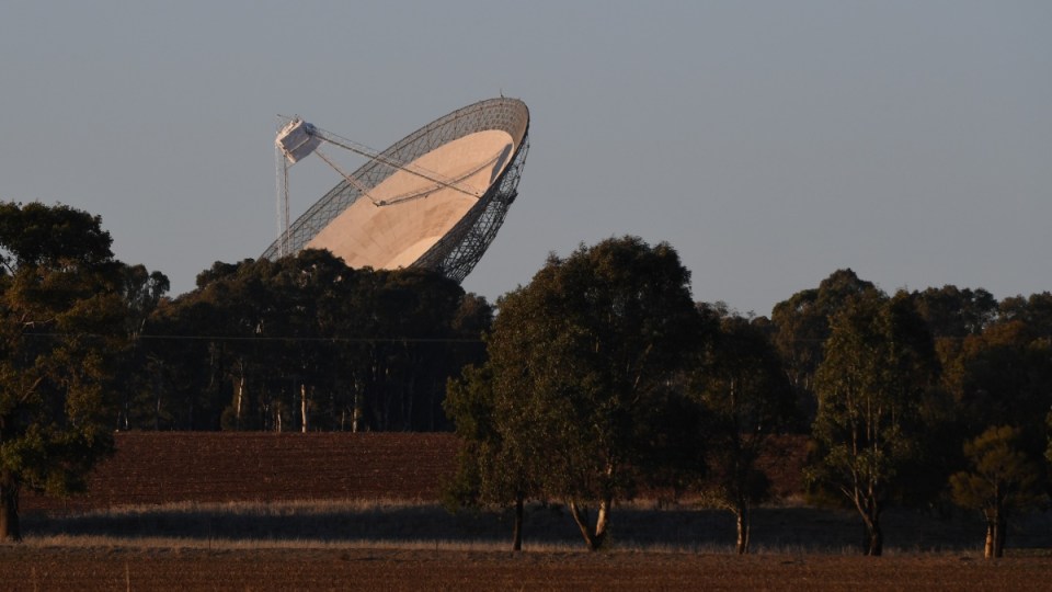 The Parkes Radio Telescope in New South Wales.