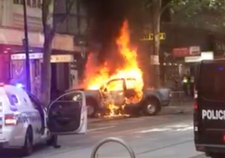 A serious incident in Melbourne.