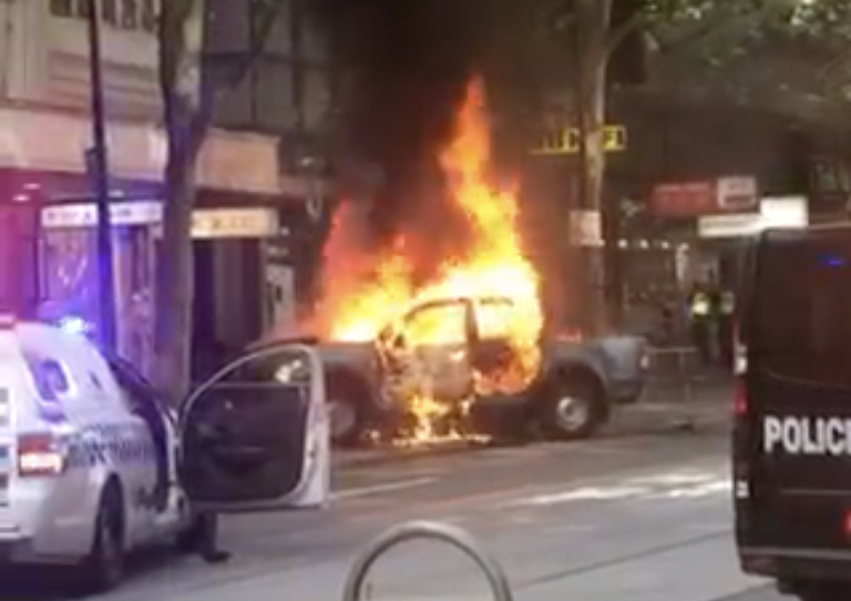 A serious incident in Melbourne.