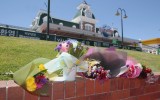 Floral tributes for the four Dreamworld tragedy victims.