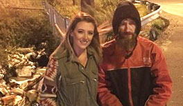 The photo that sparked thousands of people to donate to a sham GoFundMe campaign.