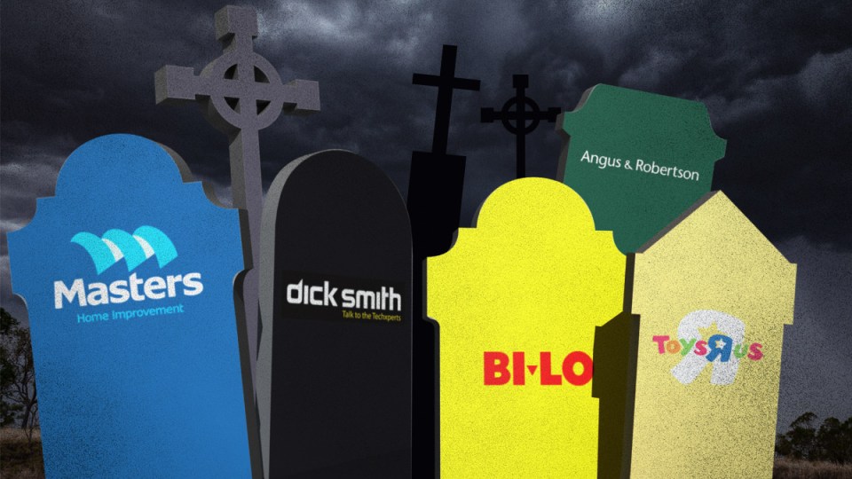 Australia has lost a number of iconic retailers in the past few years.