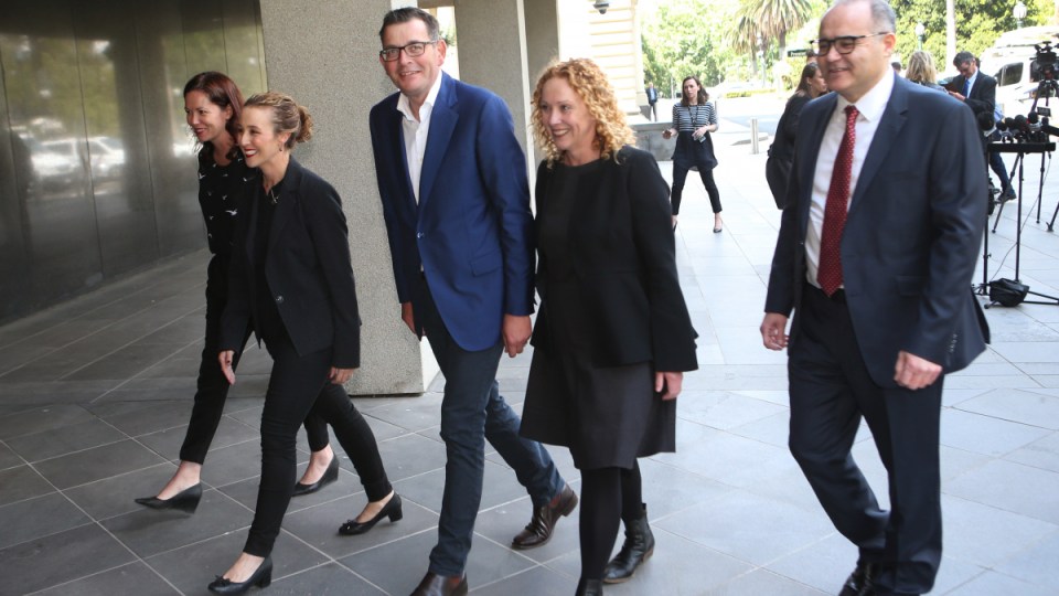 Premier Daniel Andrews unveiled his new cabinet on Tuesday.