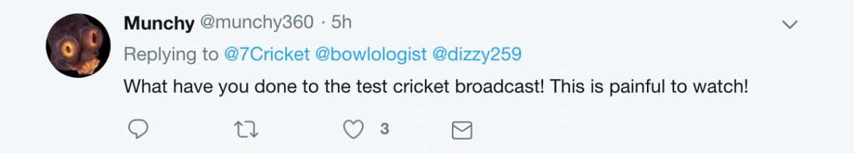 Cricket tweet