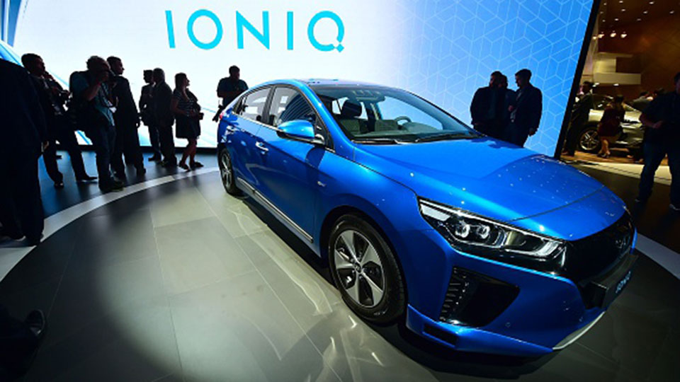 Hyundai Ioniq electric car