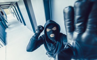 Thief in mask