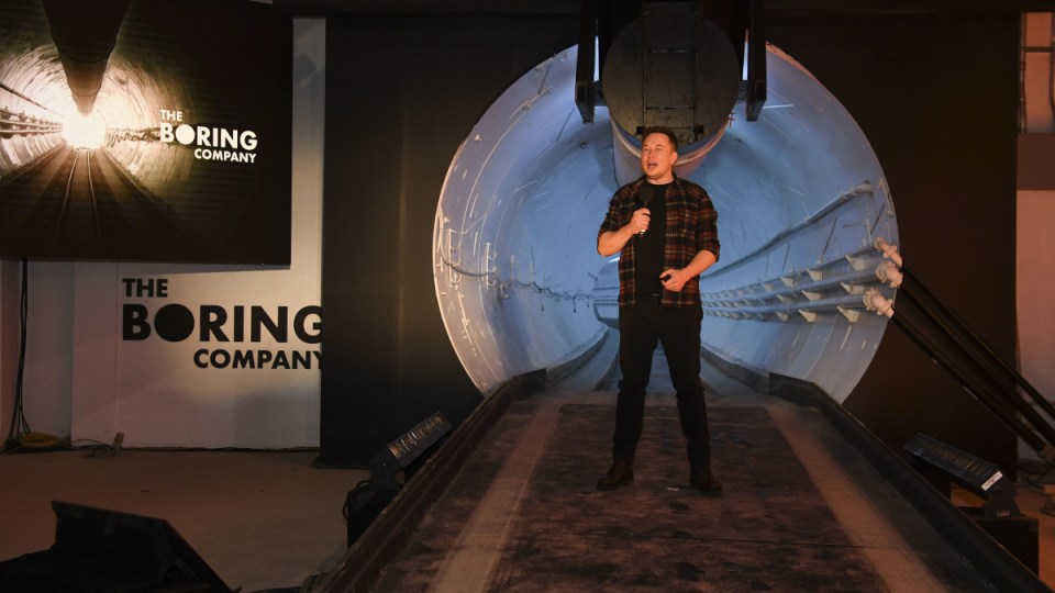 Elon Musk LA tunnel