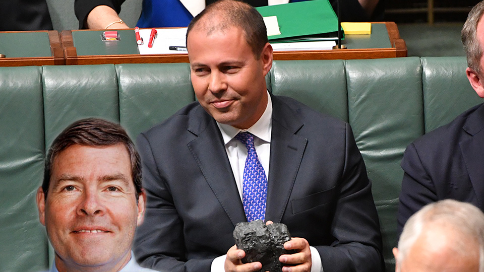Josh Frydenberg and Oliver Yates