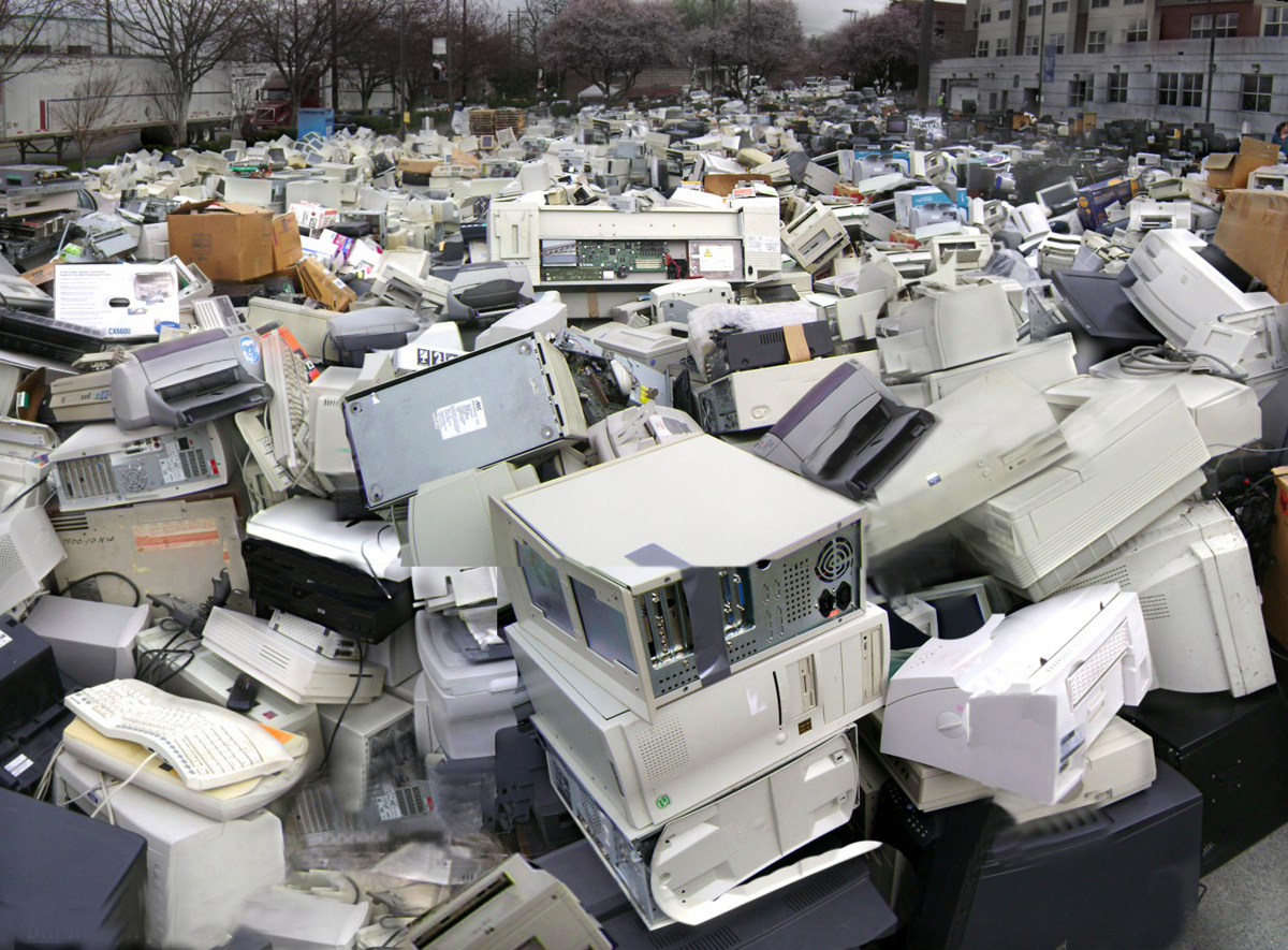 E-waste is a huge problem in Australia. 