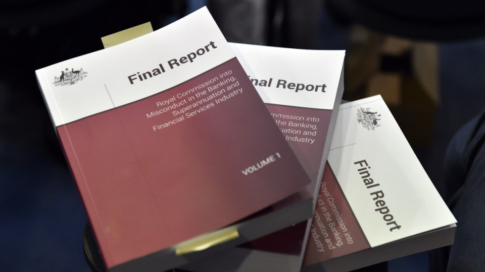 royal commission banking reforms