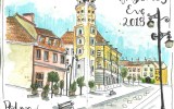 travel diary sketches