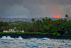 Lava from Kilauea erupts eerily close to houses on the Big Island.