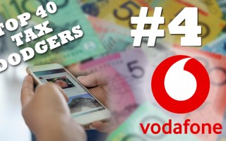 Vodafone Hutchison is Australia's fourth largest tax dodger.