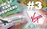 Virgin Australia is the third biggest tax dodger in Australia.