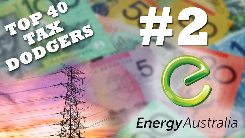 Energy Australia is the second biggest tax dodger in Australia.