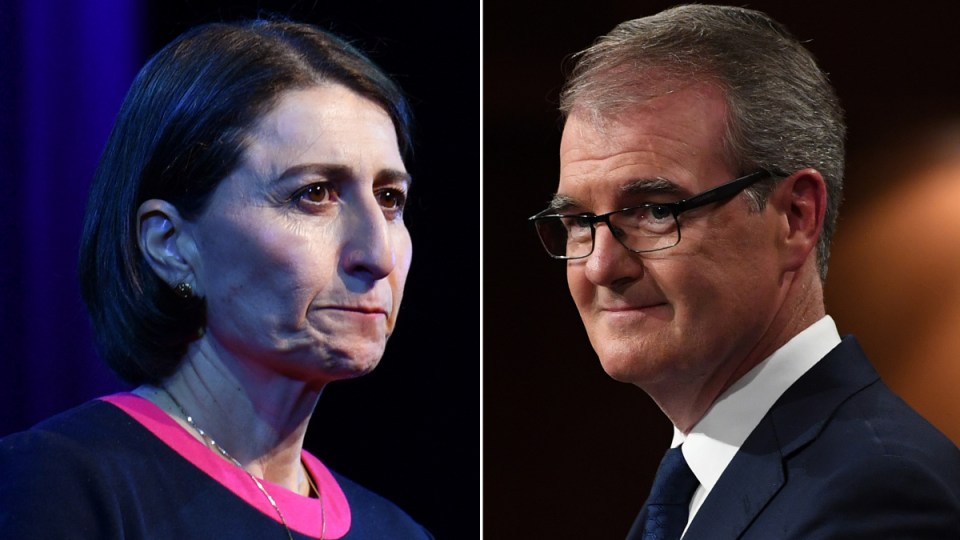 nsw election - gladys berejiklian and michael daley