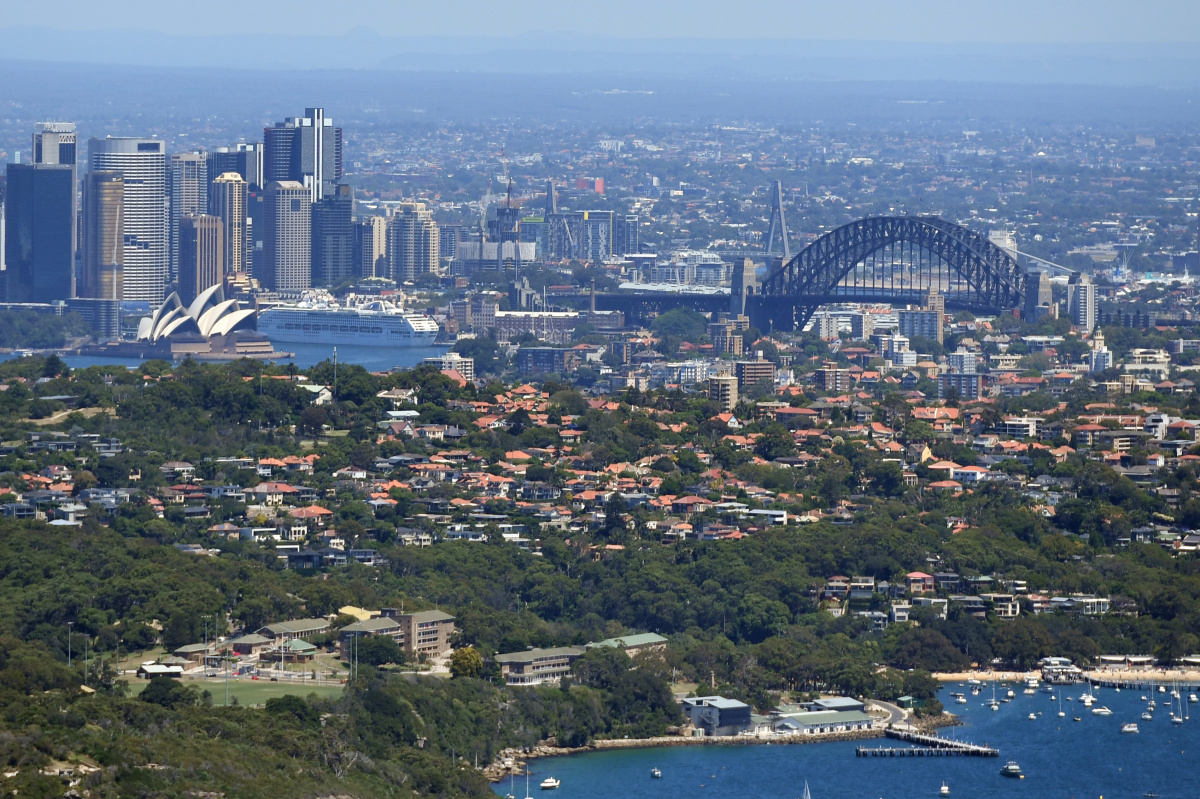 Sydney on a clear day