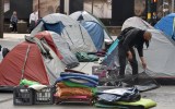 A picture of homeless people living in Sydney's CBD