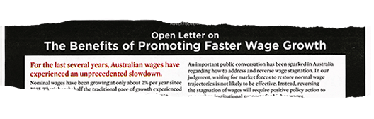 open letter on wage growth