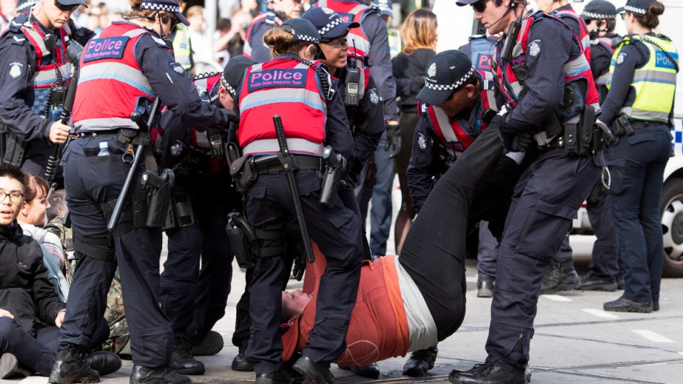 vegan protest chaos