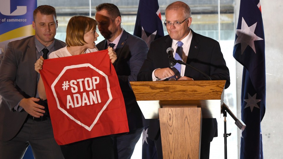 anti-Adani Prime Minister protestors